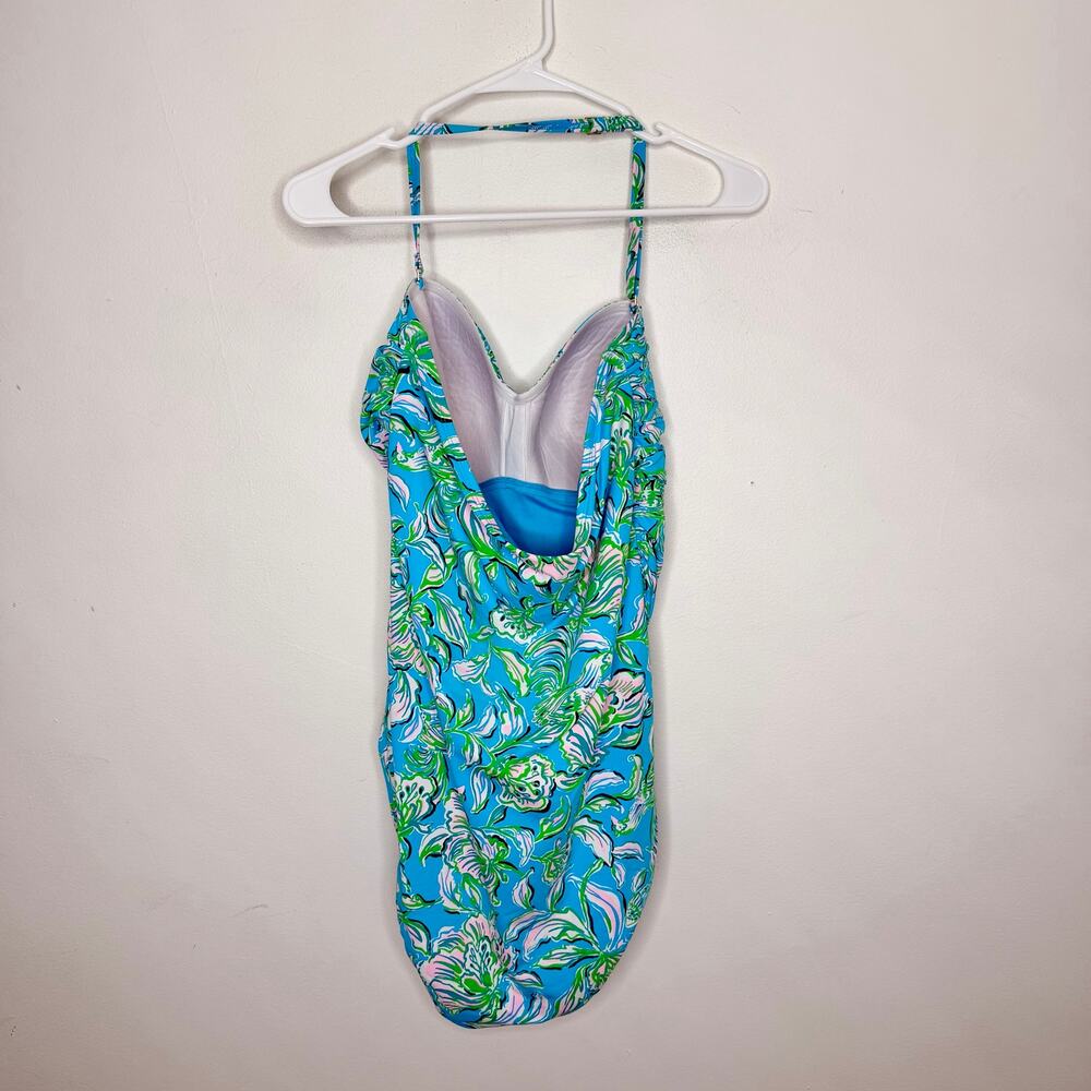 Lilly Pulitzer Flamenco One Piece Swimsuit Chick Magnet - Picture 3 of 4